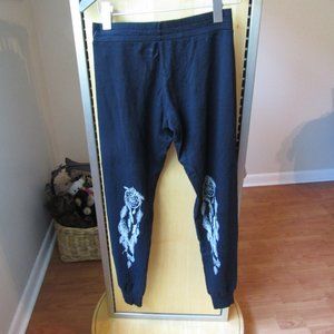 Lauren Moshi Black Joggers with Dreamcatcher design